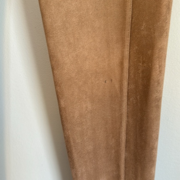 Soft velour brown/tan pant - Picture 3 of 7